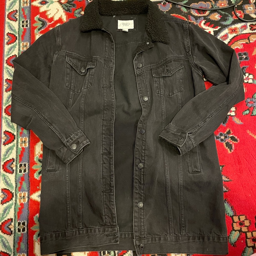black denim jacket
